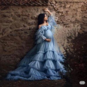 Sexy Tulle Maternity Dresses